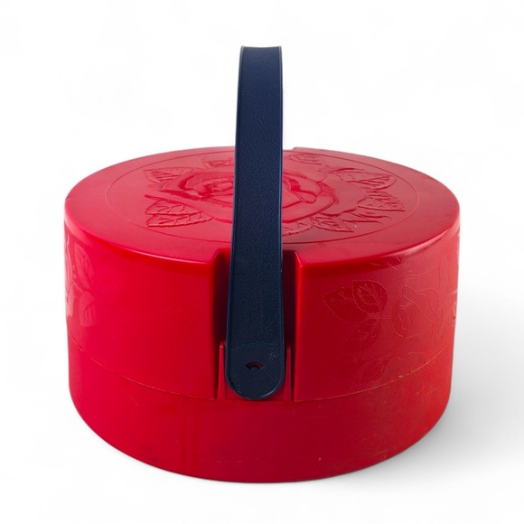 Vintage Tri-Chem Liquid Embroidery Set - Red Rose Carrying Case & Multi-Color... - Picture 8 of 8